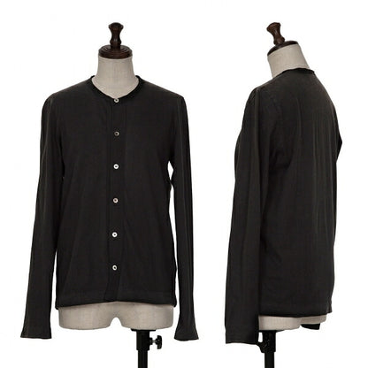 COMME des GARCONS Garment Dyed Taping Cardigan Black Size M