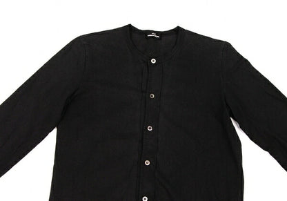 COMME des GARCONS Garment Dyed Taping Cardigan Black Size M