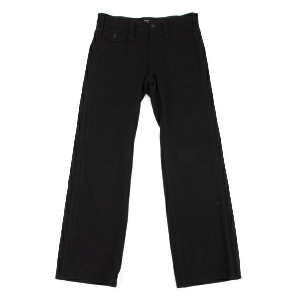 COMME des GARCONS Wool Felt Pocket Design Pants Black Size S