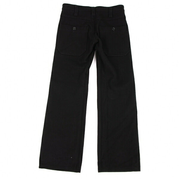 COMME des GARCONS Wool Felt Pocket Design Pants Black Size S