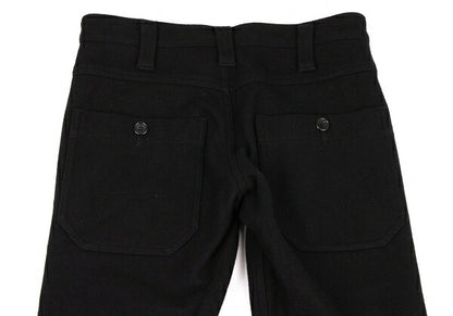 COMME des GARCONS Wool Felt Pocket Design Pants Black Size S