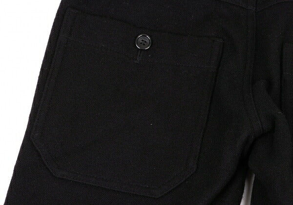 COMME des GARCONS Wool Felt Pocket Design Pants Black Size S