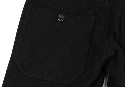 COMME des GARCONS Wool Felt Pocket Design Pants Black Size S