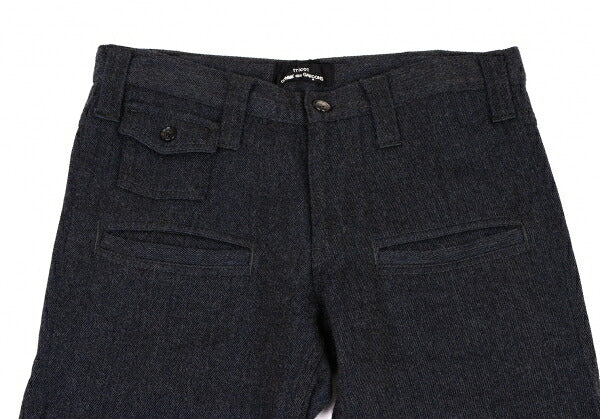 COMME des GARCONS Wool Cotton Pocket Pants Charcoal Size M