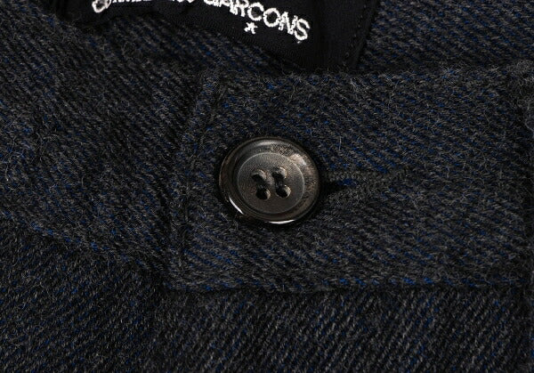 COMME des GARCONS Wool Cotton Pocket Pants Charcoal Size M