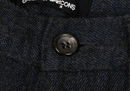 COMME des GARCONS Wool Cotton Pocket Pants Charcoal Size M