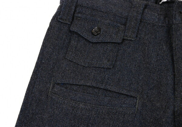 COMME des GARCONS Wool Cotton Pocket Pants Charcoal Size M