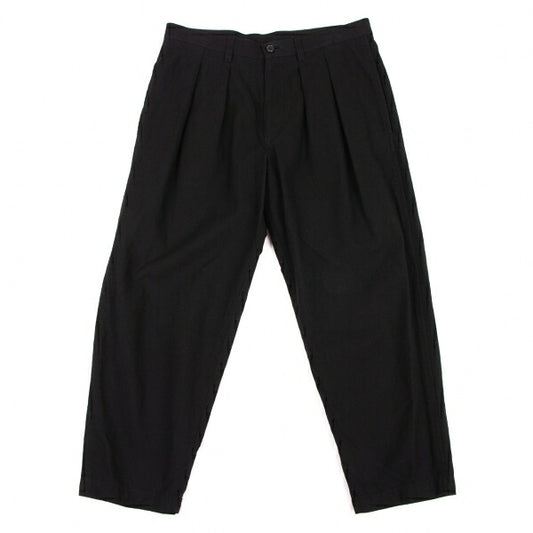 COMME des GARCONS Cotton Wool Cropped Pants Black Size S