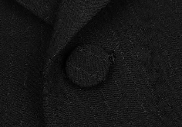 Jean Paul GAULTIER HOMME Black Wool Stripe Jacket Size 48