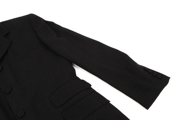 Jean Paul GAULTIER HOMME Black Wool Stripe Jacket Size 48