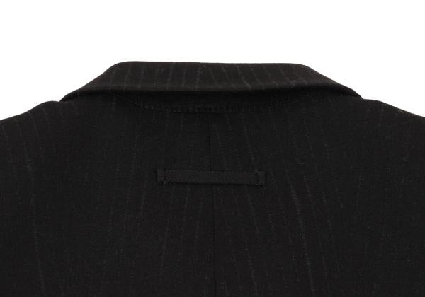 Jean Paul GAULTIER HOMME Black Wool Stripe Jacket Size 48