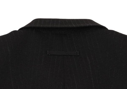 Jean Paul GAULTIER HOMME Black Wool Stripe Jacket Size 48