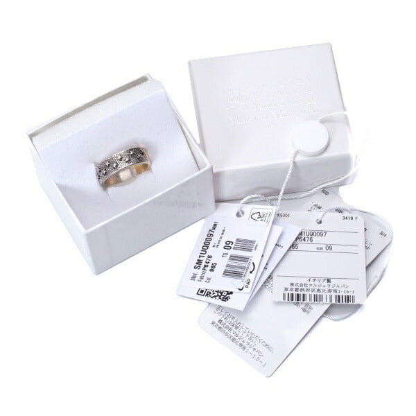 Maison Martin Margiela 24SS Embossed Gold Ring Size JP 24