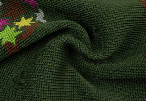 ISSEY MIYAKE me Tree Print Pleated T-Shirt Green Size F