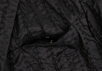 ISSEY MIYAKE MEN Nylon Stitch Stripe 3B Jacket Black Size 2