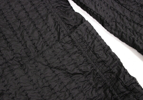 ISSEY MIYAKE MEN Nylon Stitch Stripe 3B Jacket Black Size 2