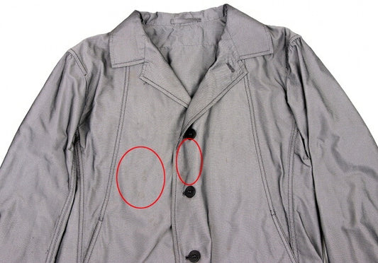 ISSEY MIYAKE MEN Poly Bias Panel Jacket Gray Size 2