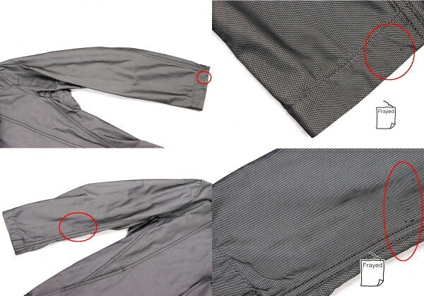 ISSEY MIYAKE MEN Poly Bias Panel Jacket Gray Size 2