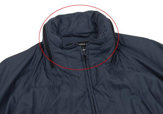ISSEY MIYAKE MEN Thinsulate Padded Half Coat Blue Size 2