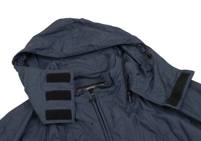 ISSEY MIYAKE MEN Thinsulate Padded Half Coat Blue Size 2