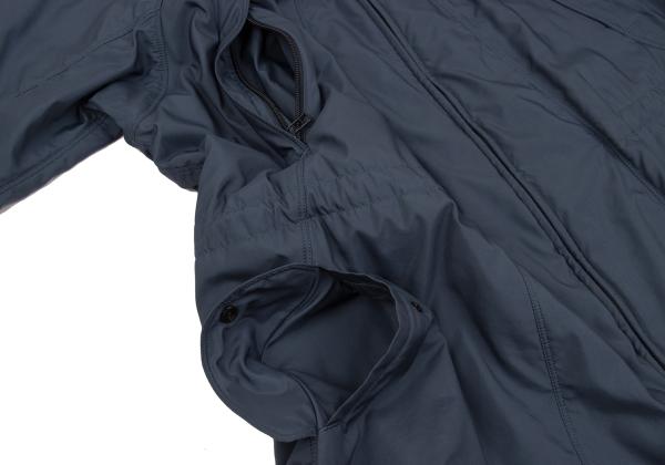 ISSEY MIYAKE MEN Thinsulate Padded Half Coat Blue Size 2
