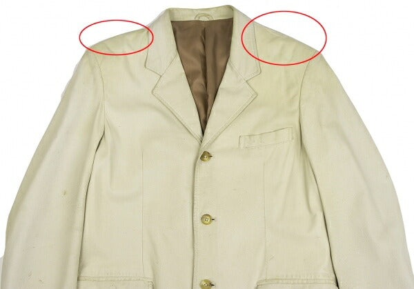 Y's for men Pigskin Tailored Blazer Beige Size 2