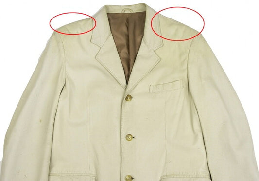 Y's for men Pigskin Tailored Blazer Beige Size 2