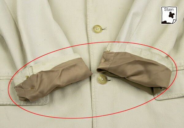 Y's for men Pigskin Tailored Blazer Beige Size 2