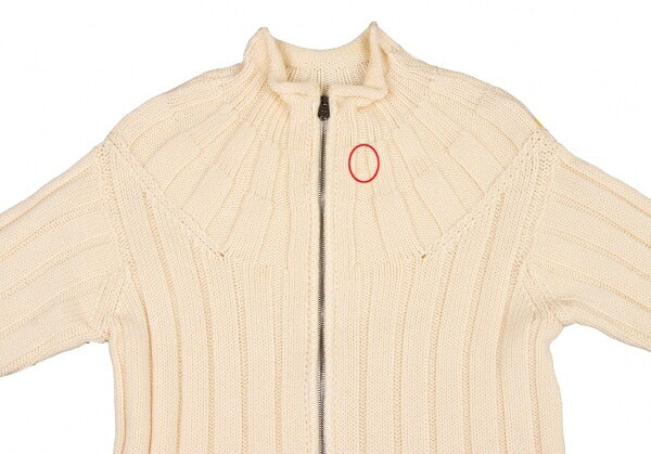 ARMANI COLLEZIONI Wool Knit Zip Jacket Beige Size 48