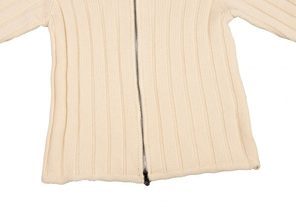 ARMANI COLLEZIONI Wool Knit Zip Jacket Beige Size 48