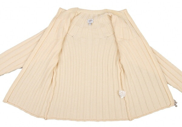 ARMANI COLLEZIONI Wool Knit Zip Jacket Beige Size 48