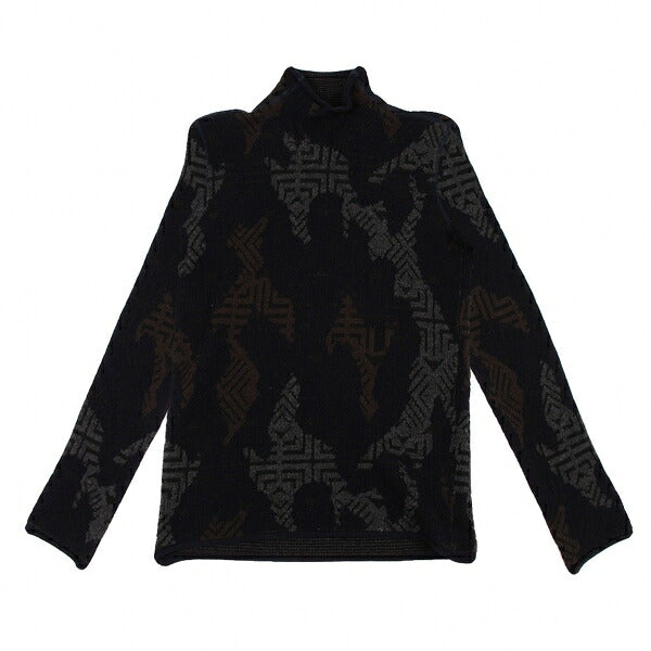 ARMANI COLLEZIONI Geometric Knit Multi-color Size 46