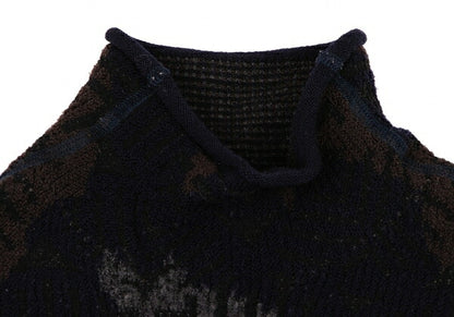 ARMANI COLLEZIONI Geometric Knit Multi-color Size 46