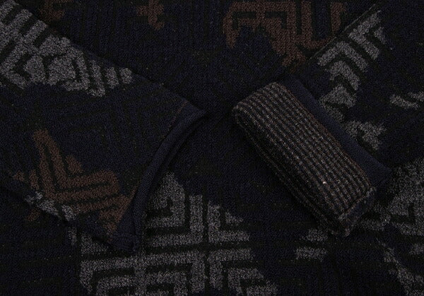 ARMANI COLLEZIONI Geometric Knit Multi-color Size 46