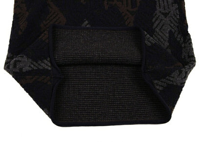 ARMANI COLLEZIONI Geometric Knit Multi-color Size 46