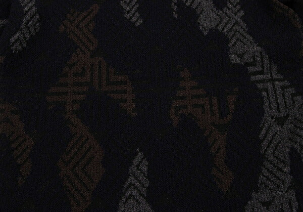 ARMANI COLLEZIONI Geometric Knit Multi-color Size 46