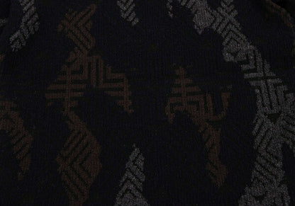 ARMANI COLLEZIONI Geometric Knit Multi-color Size 46