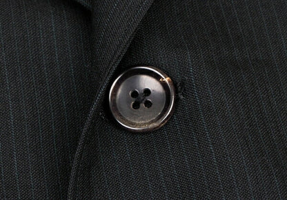 Y's for men Wool Pinstripe Patch Pocket Jacket Black Size 3