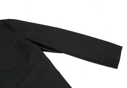 Y's for men Wool Pinstripe Patch Pocket Jacket Black Size 3
