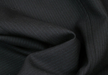 Y's for men Wool Pinstripe Patch Pocket Jacket Black Size 3