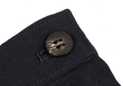 COMME des GARCONS Wool Paneled Flare Midi Skirt Navy Size M