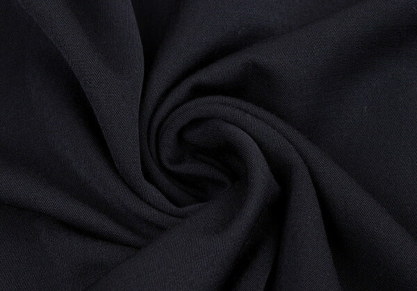 COMME des GARCONS Wool Paneled Flare Midi Skirt Navy Size M