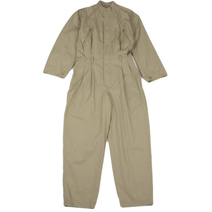 ISSEY MIYAKE Stand Collar Zip Up All-in-One Beige Size M