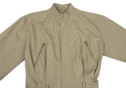 ISSEY MIYAKE Stand Collar Zip Up All-in-One Beige Size M