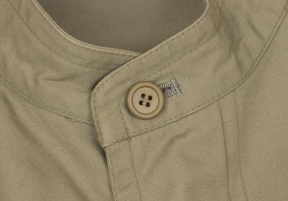 ISSEY MIYAKE Stand Collar Zip Up All-in-One Beige Size M