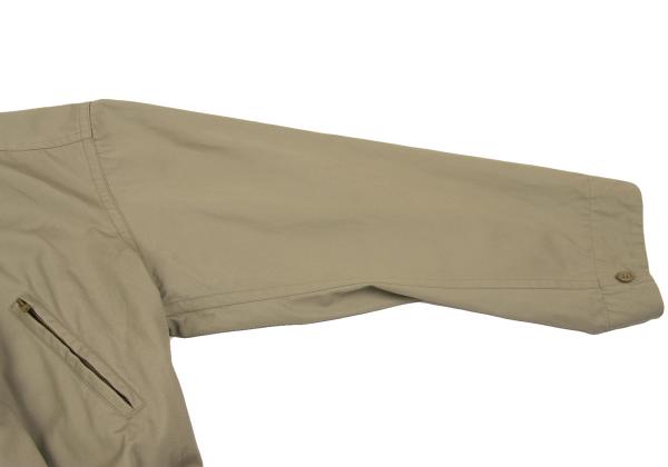 ISSEY MIYAKE Stand Collar Zip Up All-in-One Beige Size M
