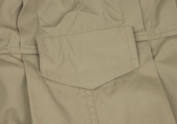 ISSEY MIYAKE Stand Collar Zip Up All-in-One Beige Size M