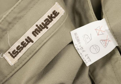 ISSEY MIYAKE Stand Collar Zip Up All-in-One Beige Size M