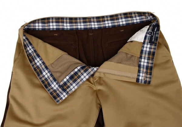 COMME des GARCONS HOMME Side Stripe Camel Brown Pants Size S