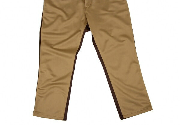 COMME des GARCONS HOMME Side Stripe Camel Brown Pants Size S